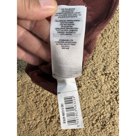 Gymshark Adapt Camo Seamless Leggings Women Small Plum Brown/ Burgandy Brown - Picture 5 of 9